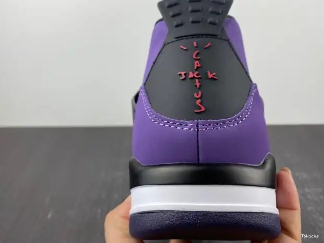 Rep TBK 4 Family) Jordan Retro Scott Travis 766296 Purple (Friends and LN4 0618